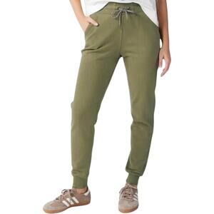 Stio Whitebark French Terry Jogger Sweatpants Outdoor Mountain Thyme Green Small